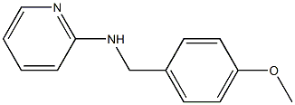 N-[(4-methoxyphenyl)methyl]pyridin-2-amine 结构式