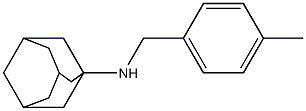 N-[(4-methylphenyl)methyl]adamantan-1-amine 结构式