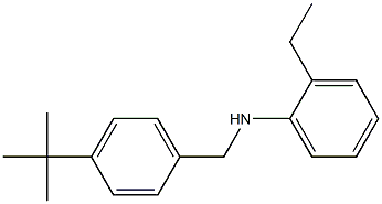 N-[(4-tert-butylphenyl)methyl]-2-ethylaniline 结构式