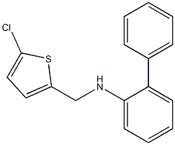 N-[(5-chlorothiophen-2-yl)methyl]-2-phenylaniline 结构式