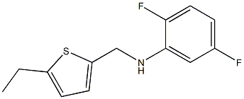 N-[(5-ethylthiophen-2-yl)methyl]-2,5-difluoroaniline 结构式