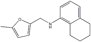 N-[(5-methylfuran-2-yl)methyl]-5,6,7,8-tetrahydronaphthalen-1-amine 结构式