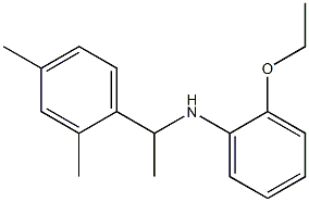 N-[1-(2,4-dimethylphenyl)ethyl]-2-ethoxyaniline 结构式