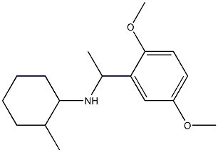 N-[1-(2,5-dimethoxyphenyl)ethyl]-2-methylcyclohexan-1-amine 结构式