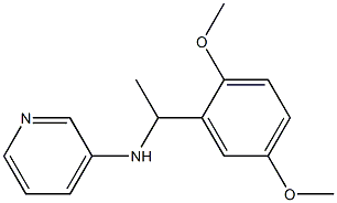 N-[1-(2,5-dimethoxyphenyl)ethyl]pyridin-3-amine 结构式