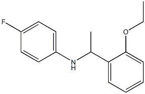 N-[1-(2-ethoxyphenyl)ethyl]-4-fluoroaniline 结构式