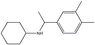 N-[1-(3,4-dimethylphenyl)ethyl]cyclohexanamine 结构式