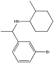 N-[1-(3-bromophenyl)ethyl]-2-methylcyclohexan-1-amine 结构式