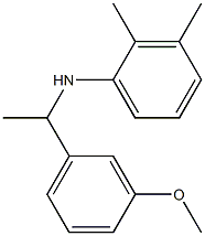 N-[1-(3-methoxyphenyl)ethyl]-2,3-dimethylaniline 结构式
