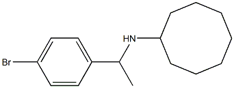 N-[1-(4-bromophenyl)ethyl]cyclooctanamine 结构式