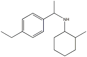 N-[1-(4-ethylphenyl)ethyl]-2-methylcyclohexan-1-amine 结构式