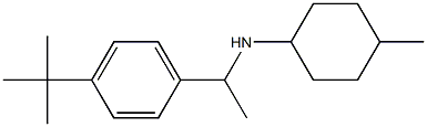 N-[1-(4-tert-butylphenyl)ethyl]-4-methylcyclohexan-1-amine 结构式