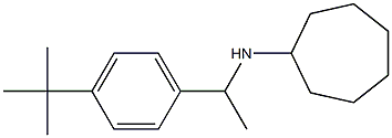 N-[1-(4-tert-butylphenyl)ethyl]cycloheptanamine 结构式