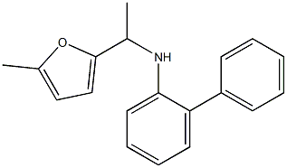 N-[1-(5-methylfuran-2-yl)ethyl]-2-phenylaniline 结构式