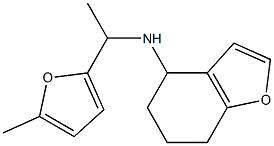 N-[1-(5-methylfuran-2-yl)ethyl]-4,5,6,7-tetrahydro-1-benzofuran-4-amine 结构式