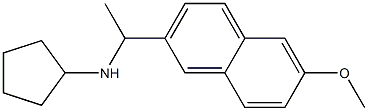 N-[1-(6-methoxynaphthalen-2-yl)ethyl]cyclopentanamine 结构式