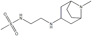 N-[2-({8-methyl-8-azabicyclo[3.2.1]octan-3-yl}amino)ethyl]methanesulfonamide 结构式