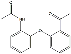 N-[2-(2-acetylphenoxy)phenyl]acetamide 结构式