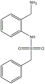 N-[2-(aminomethyl)phenyl]-1-phenylmethanesulfonamide 结构式