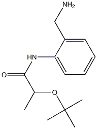 N-[2-(aminomethyl)phenyl]-2-(tert-butoxy)propanamide 结构式
