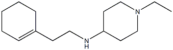 N-[2-(cyclohex-1-en-1-yl)ethyl]-1-ethylpiperidin-4-amine 结构式