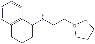 N-[2-(pyrrolidin-1-yl)ethyl]-1,2,3,4-tetrahydronaphthalen-1-amine 结构式