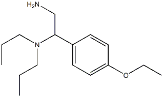 N-[2-amino-1-(4-ethoxyphenyl)ethyl]-N,N-dipropylamine 结构式