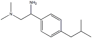 N-[2-amino-2-(4-isobutylphenyl)ethyl]-N,N-dimethylamine 结构式