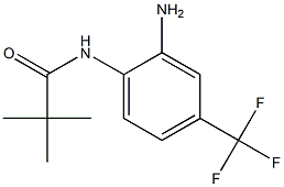 N-[2-amino-4-(trifluoromethyl)phenyl]-2,2-dimethylpropanamide 结构式