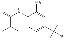 N-[2-amino-4-(trifluoromethyl)phenyl]-2-methylpropanamide 结构式