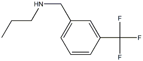 N-[3-(trifluoromethyl)benzyl]propan-1-amine 结构式