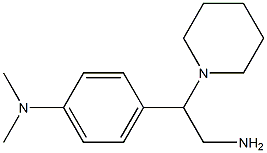 N-[4-(2-amino-1-piperidin-1-ylethyl)phenyl]-N,N-dimethylamine 结构式