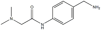 N-[4-(aminomethyl)phenyl]-2-(dimethylamino)acetamide 结构式