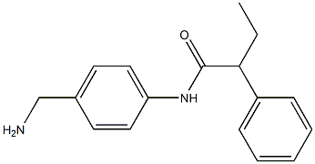 N-[4-(aminomethyl)phenyl]-2-phenylbutanamide 结构式