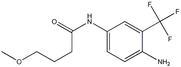 N-[4-amino-3-(trifluoromethyl)phenyl]-4-methoxybutanamide 结构式