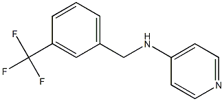 N-{[3-(trifluoromethyl)phenyl]methyl}pyridin-4-amine 结构式