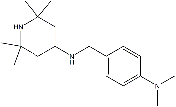 N-{[4-(dimethylamino)phenyl]methyl}-2,2,6,6-tetramethylpiperidin-4-amine 结构式