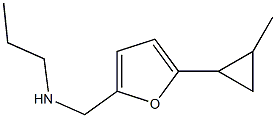 N-{[5-(2-methylcyclopropyl)-2-furyl]methyl}-N-propylamine 结构式