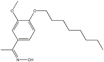 N-{1-[3-methoxy-4-(octyloxy)phenyl]ethylidene}hydroxylamine 结构式