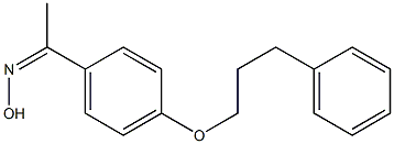 N-{1-[4-(3-phenylpropoxy)phenyl]ethylidene}hydroxylamine 结构式