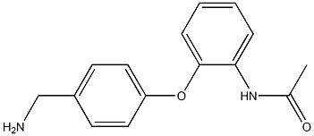 N-{2-[4-(aminomethyl)phenoxy]phenyl}acetamide 结构式