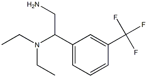 N-{2-amino-1-[3-(trifluoromethyl)phenyl]ethyl}-N,N-diethylamine 结构式