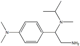 N-{2-amino-1-[4-(dimethylamino)phenyl]ethyl}-N-isopropyl-N-methylamine 结构式