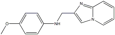 N-{imidazo[1,2-a]pyridin-2-ylmethyl}-4-methoxyaniline 结构式