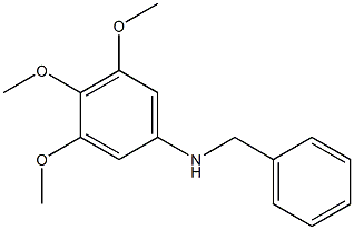 N-benzyl-3,4,5-trimethoxyaniline 结构式