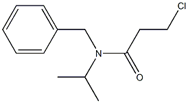 N-benzyl-3-chloro-N-(propan-2-yl)propanamide 结构式