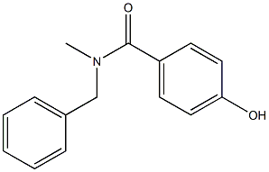 N-benzyl-4-hydroxy-N-methylbenzamide 结构式