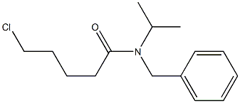 N-benzyl-5-chloro-N-(propan-2-yl)pentanamide 结构式