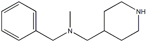 N-benzyl-N-methyl-N-(piperidin-4-ylmethyl)amine 结构式