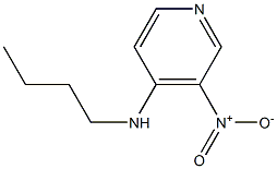 N-butyl-3-nitropyridin-4-amine 结构式